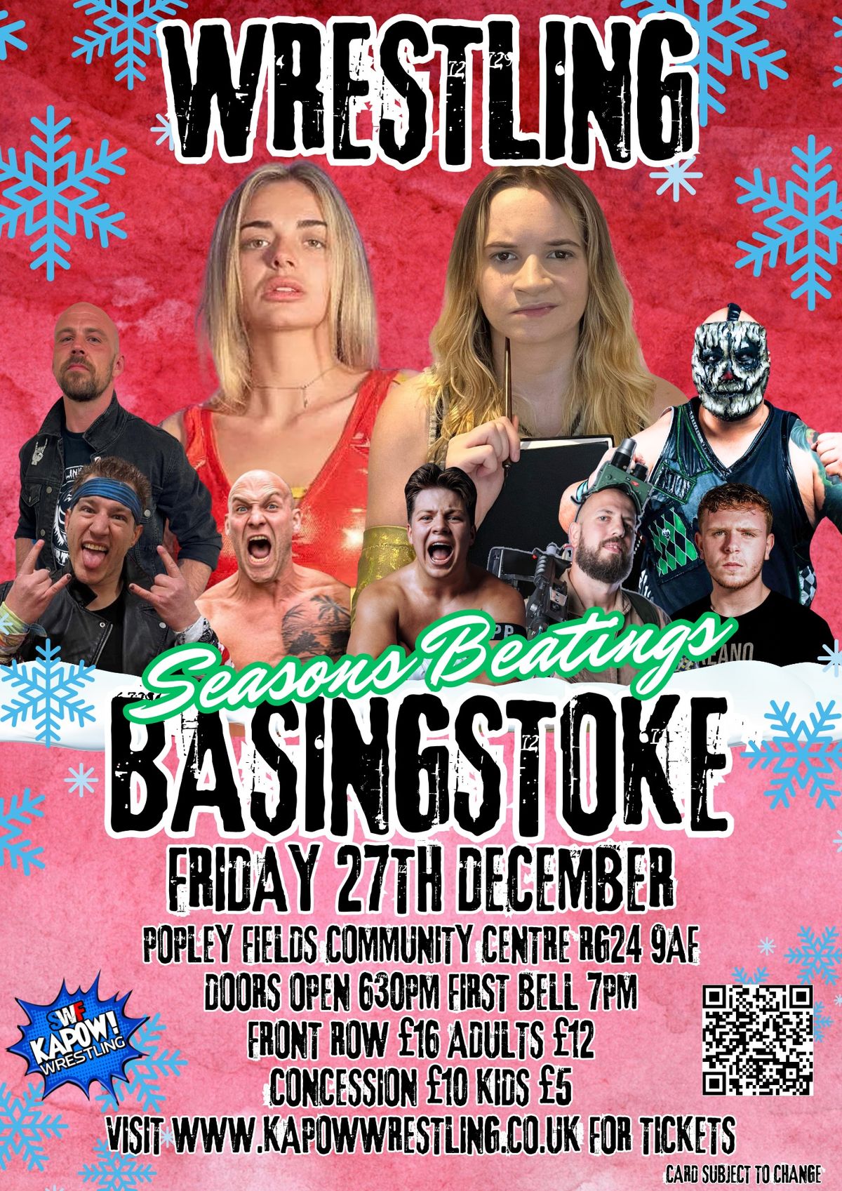 Live Wrestling Christmas Cracker back in Basingstoke!