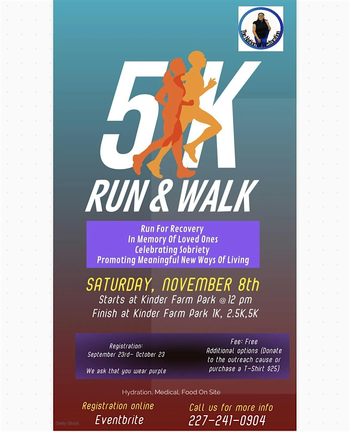 5K Run\/Walk  for Recovery