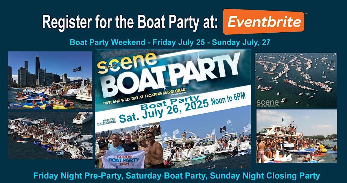 Chicago Scene Boat Party Weekend 2025 Registration