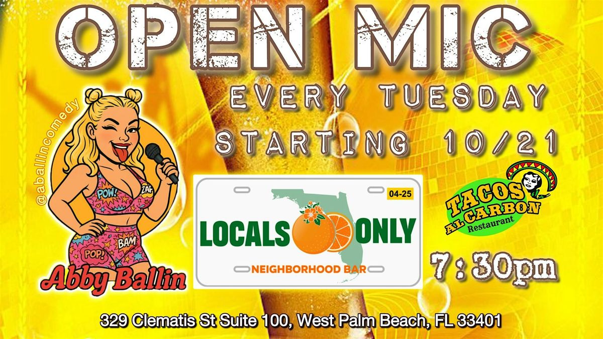 Open Mic @ Locals Only WPB