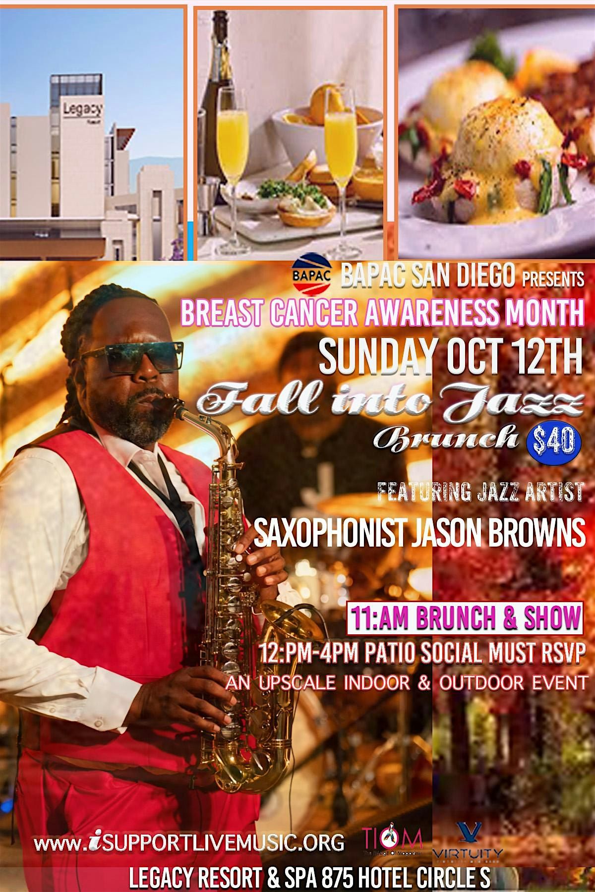 Fall Into Jazz Sunday Brunch First Seating