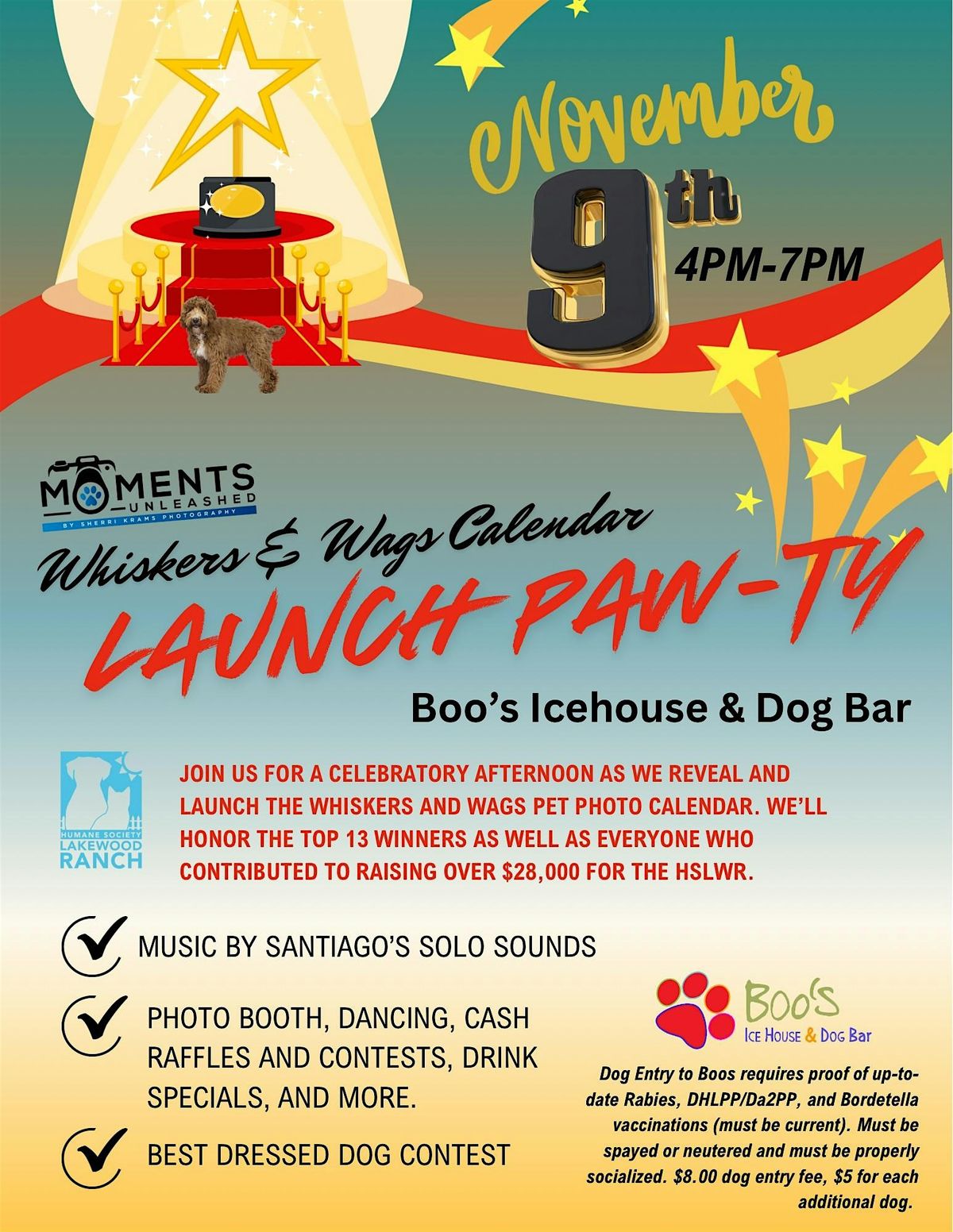 Whiskers & Wags Calendar Launch PAWTY