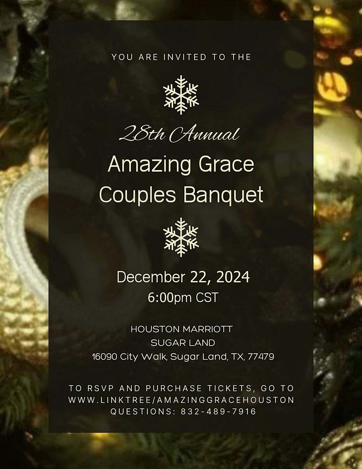 28th Annual Amazing Grace Couples Banquet