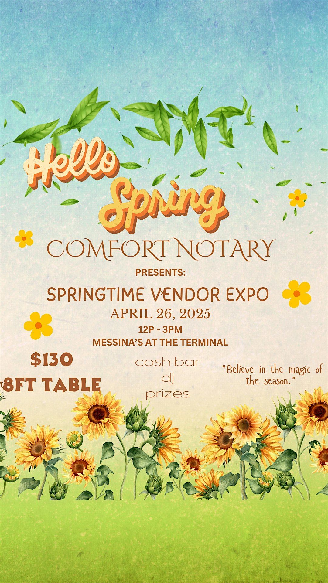 SPRINGTIME VENDOR EXPO