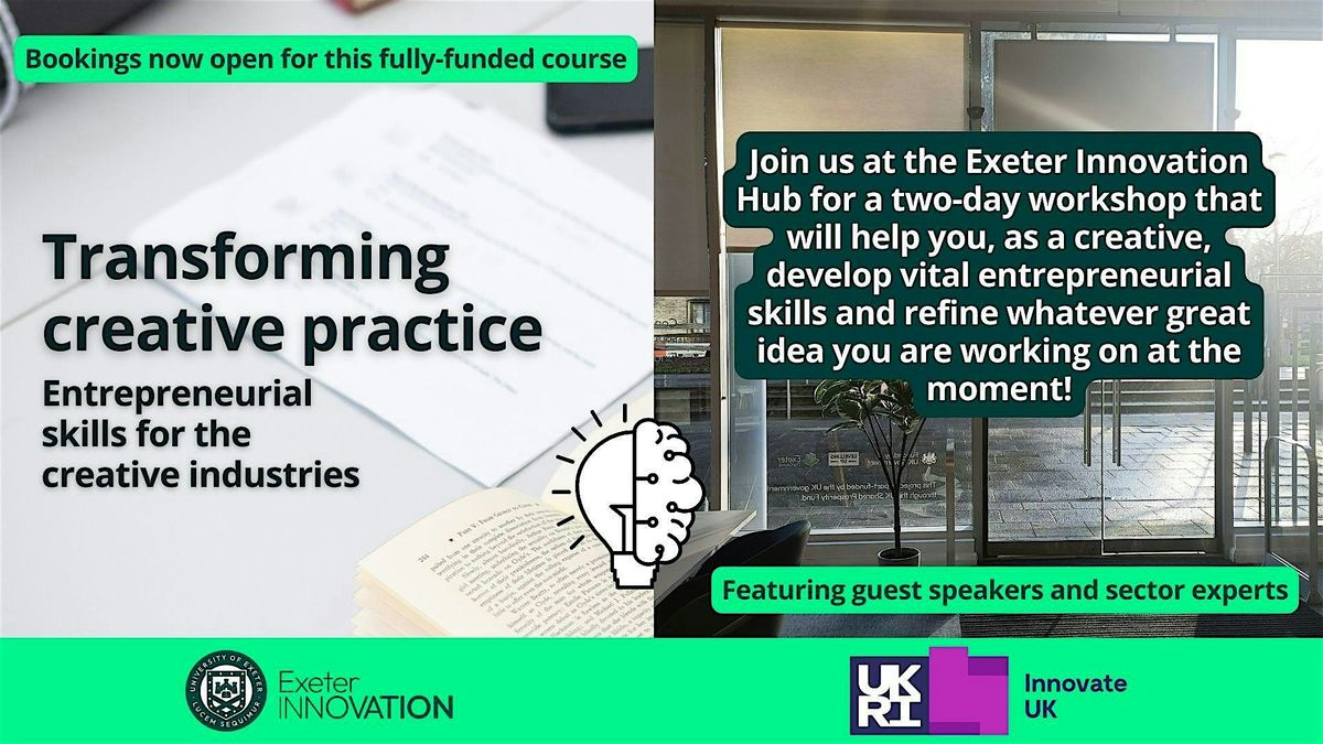 Transforming creative practice: Entrepreneurial skills workshop