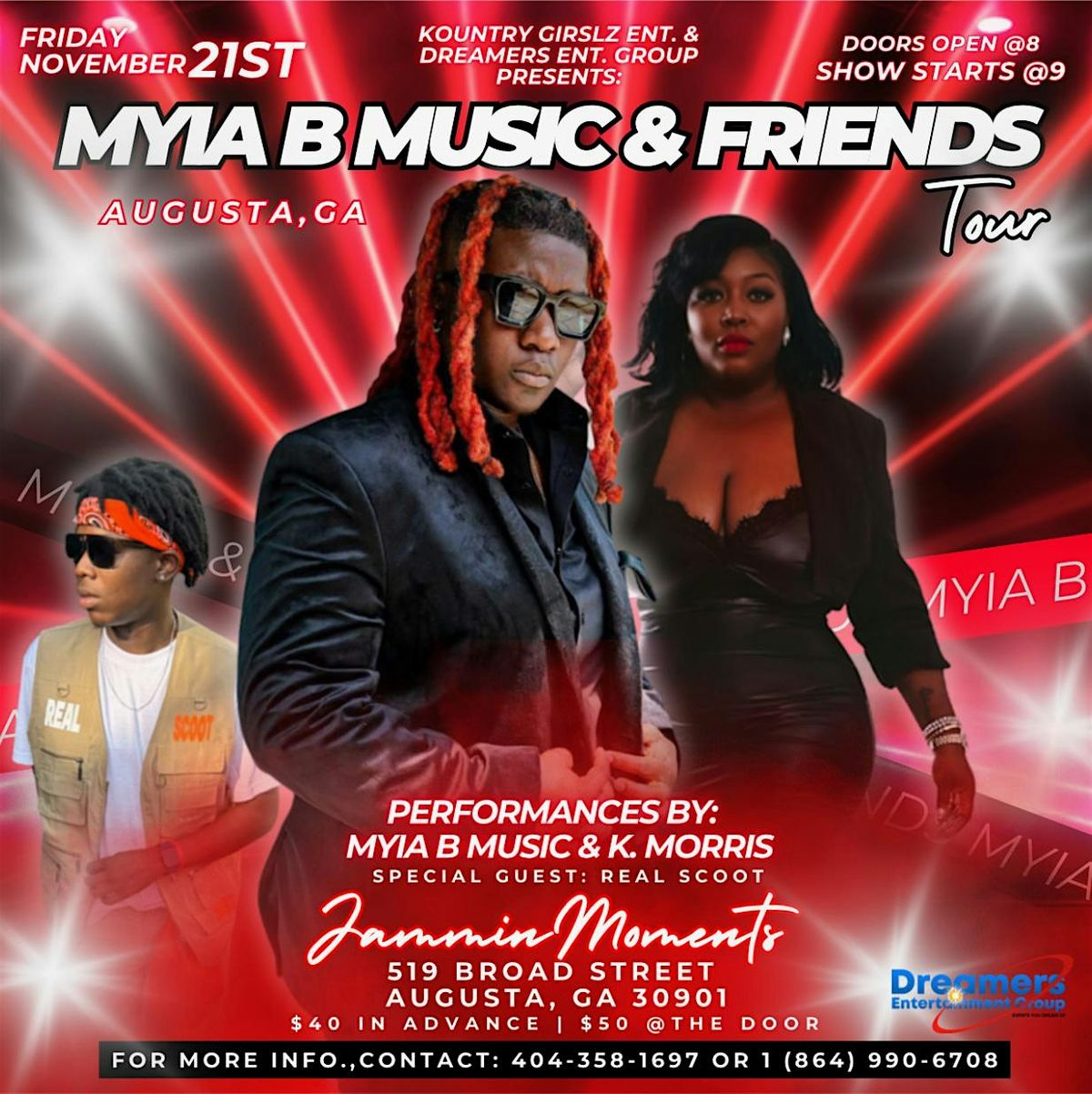 MYIA B MUSIC AND FRIENDS "THE TOUR" - (AUGUSTA, GA)