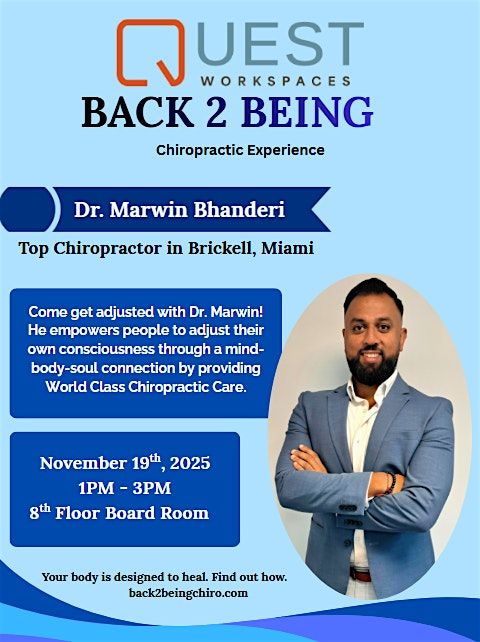 BACK 2 BEING - Chiropractic Experience