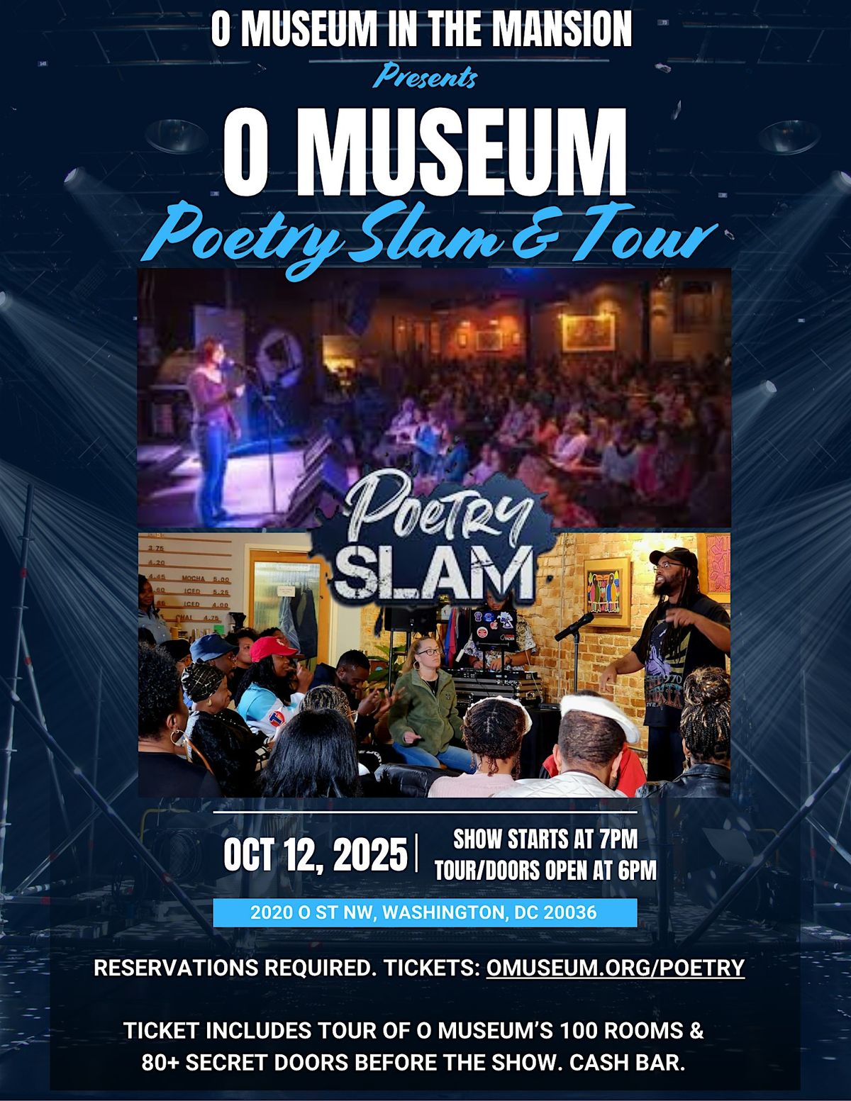 O Museum Poetry Slam & Tour (Slam Registration Page Only)