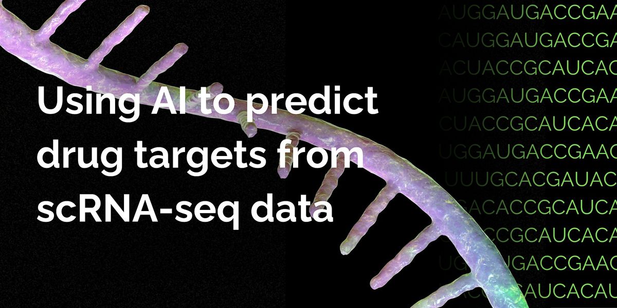 Using AI to predict drug targets from scRNA-seq data