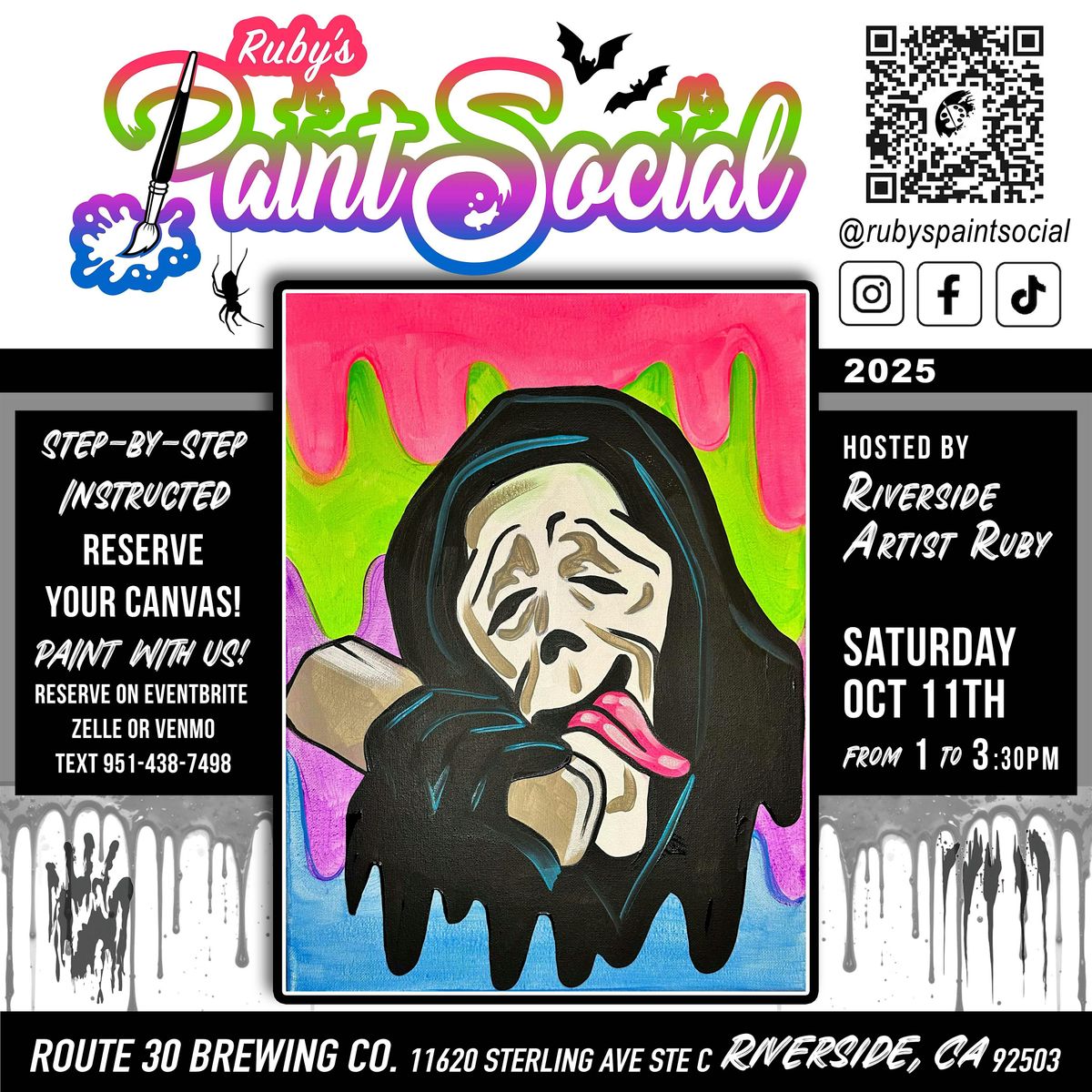 Horror Paint n' Sip Event!! Wazzaaap!!