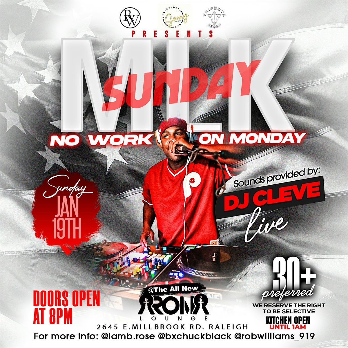 DJ CLEVE AT AROMA MLK SUNDAY