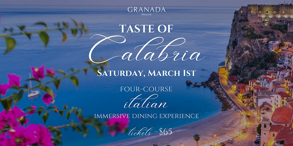 Taste of Calabria: Immersive Italian Dinner