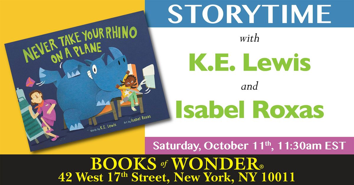 Storytime with the Author | K.E. Lewis and Isabel Roxas!