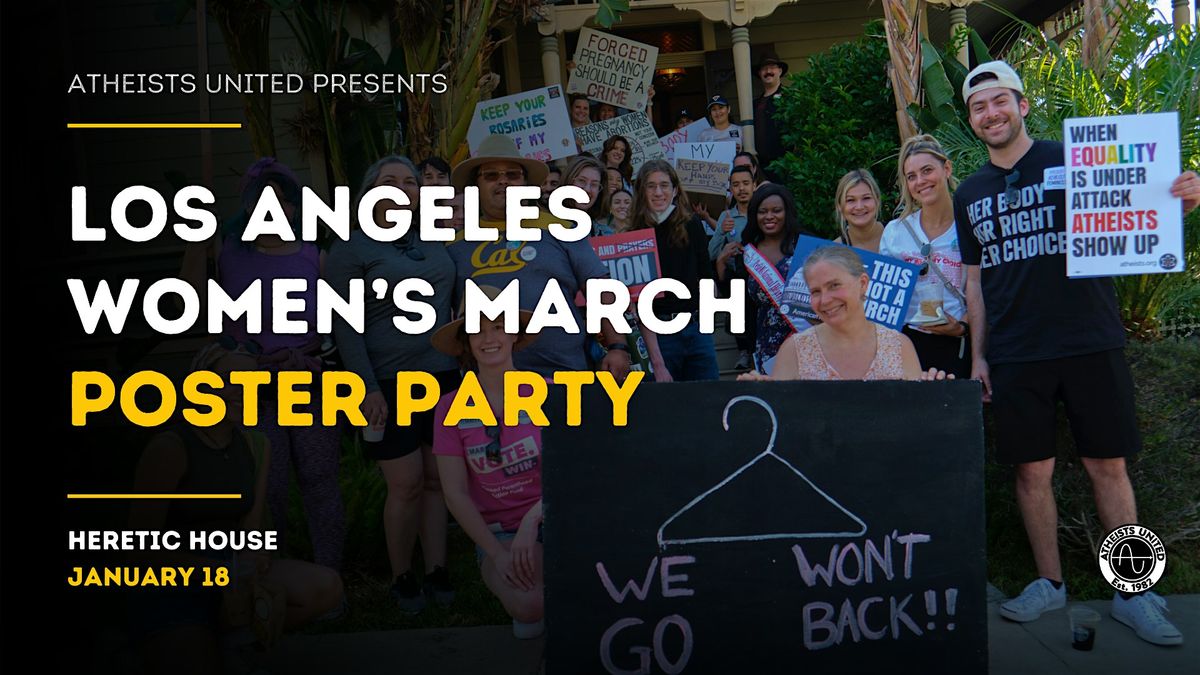 Los Angeles Women's March - Poster Party