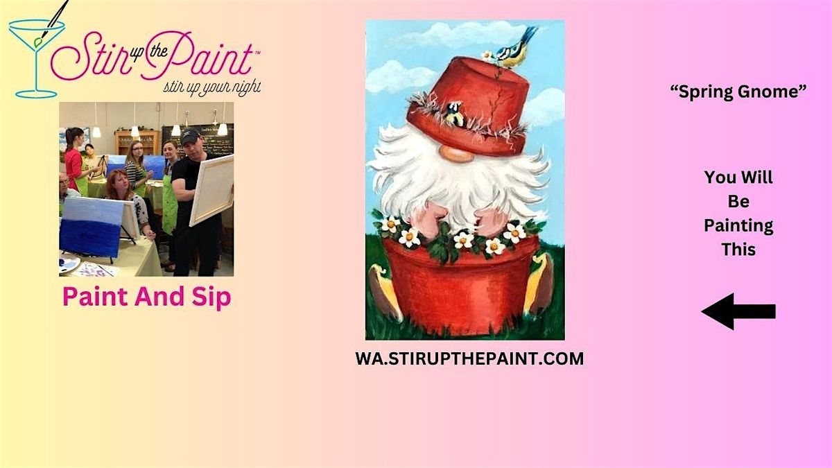 Seattle Paint and Sip, Paint Party, Paint Night  With Stir Up The Paint
