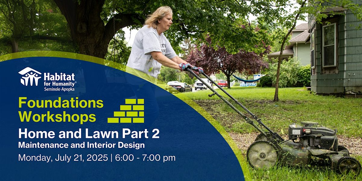 Foundations Workshop - Understanding Home Maintenance and Interior Design