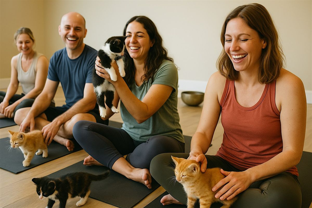 Sacred Stretch: Yoga, Kittens & Sound Bath
