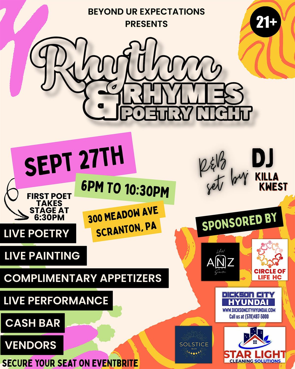 Rhythm & Rhymes Poetry Night