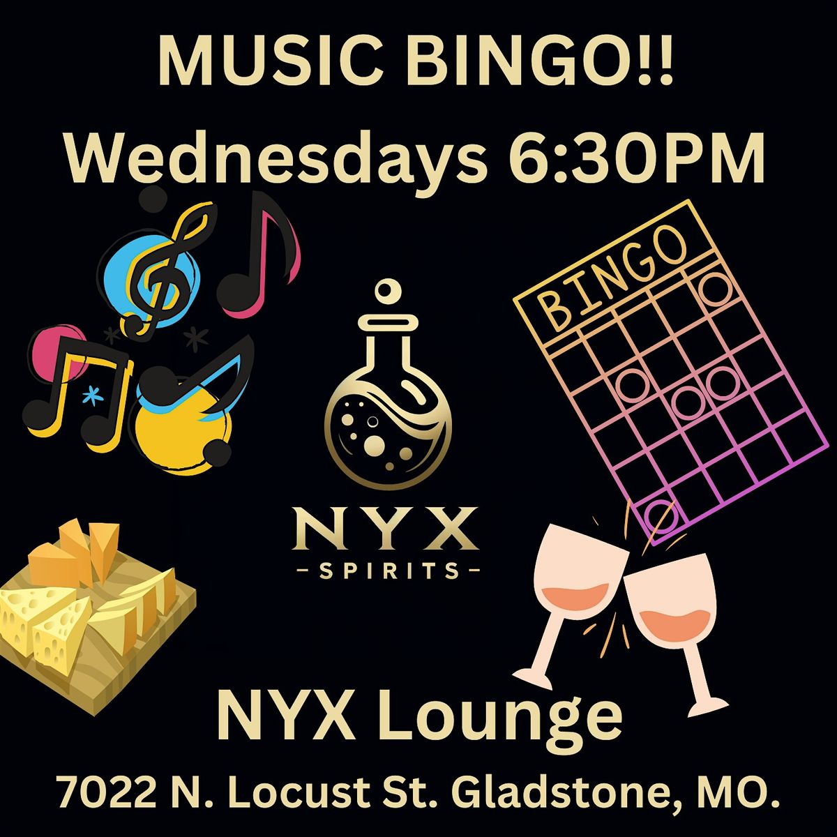 Winedown Wednesday Music Bingo