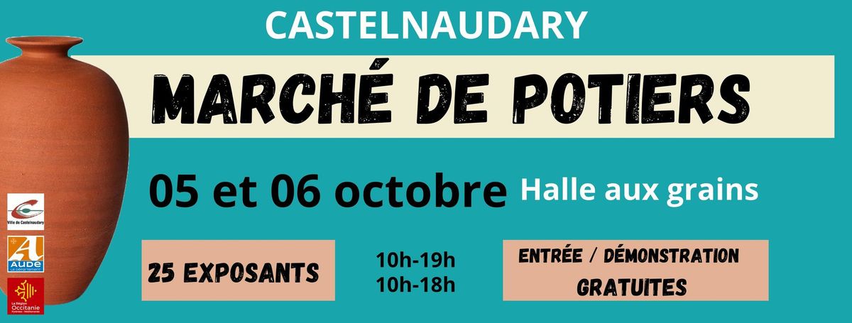 16 \u00e9me march\u00e9s des potiers Halle aux grains Castelnaudary