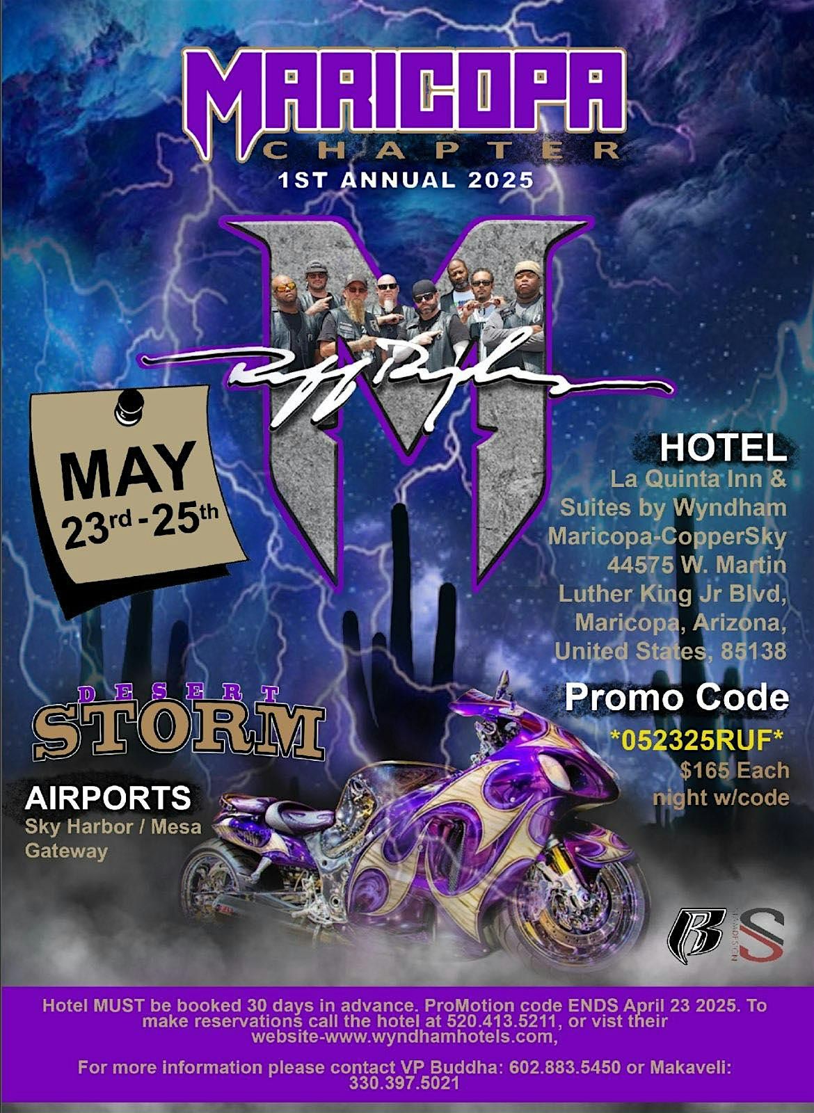 Maricopa Ruff Ryders Presents Desert Storm Annual Celebration (May 23-25)