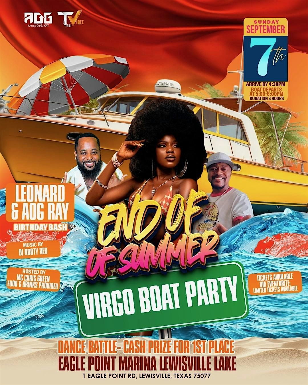 THE END OF SUMMER VIRGO BOAT PARTY
