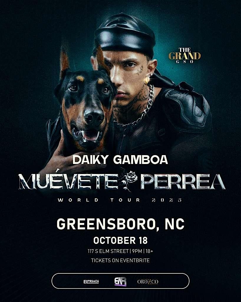 KAROL G\u2019s OFFICIAL DJ \u201cDAIKY GAMBOA\u201d MUEVETE Y PERREA TOUR-THE GRAND-OCT\/18