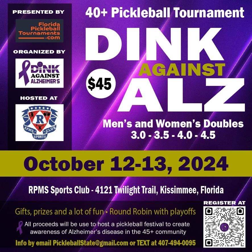 Dink Against Alzheimer Pickleball Tournament