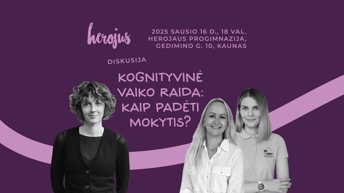 Kognityvin\u0117 vaiko raida: kaip pad\u0117ti mokytis? | Diskusija