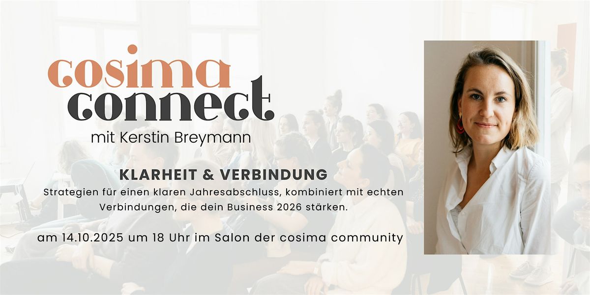 cosima connect mit Kerstin Breymann