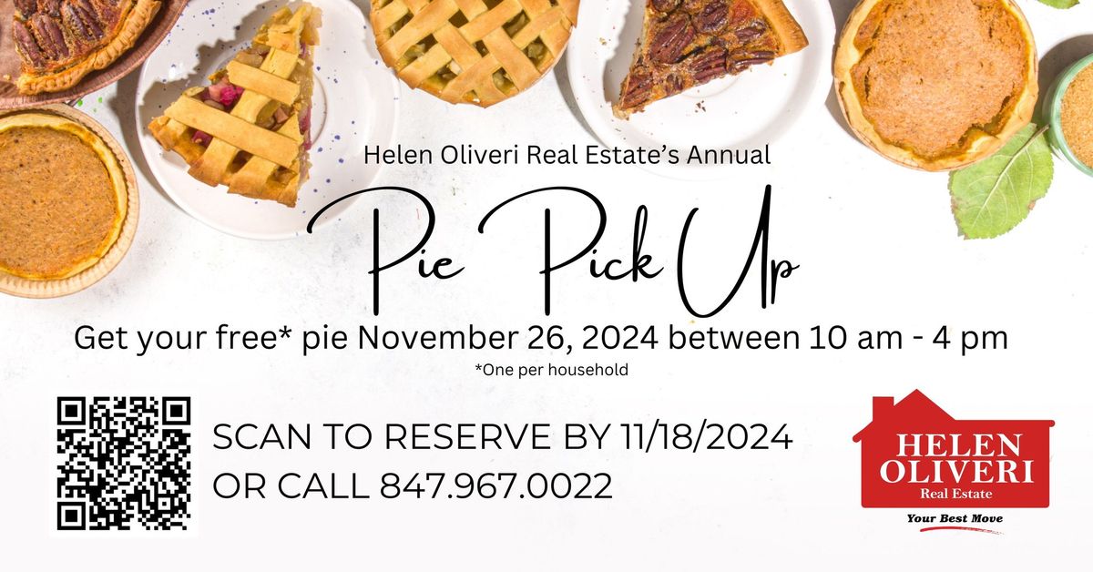 Helen Oliveri Real Estate's Annual Pie Pick Up