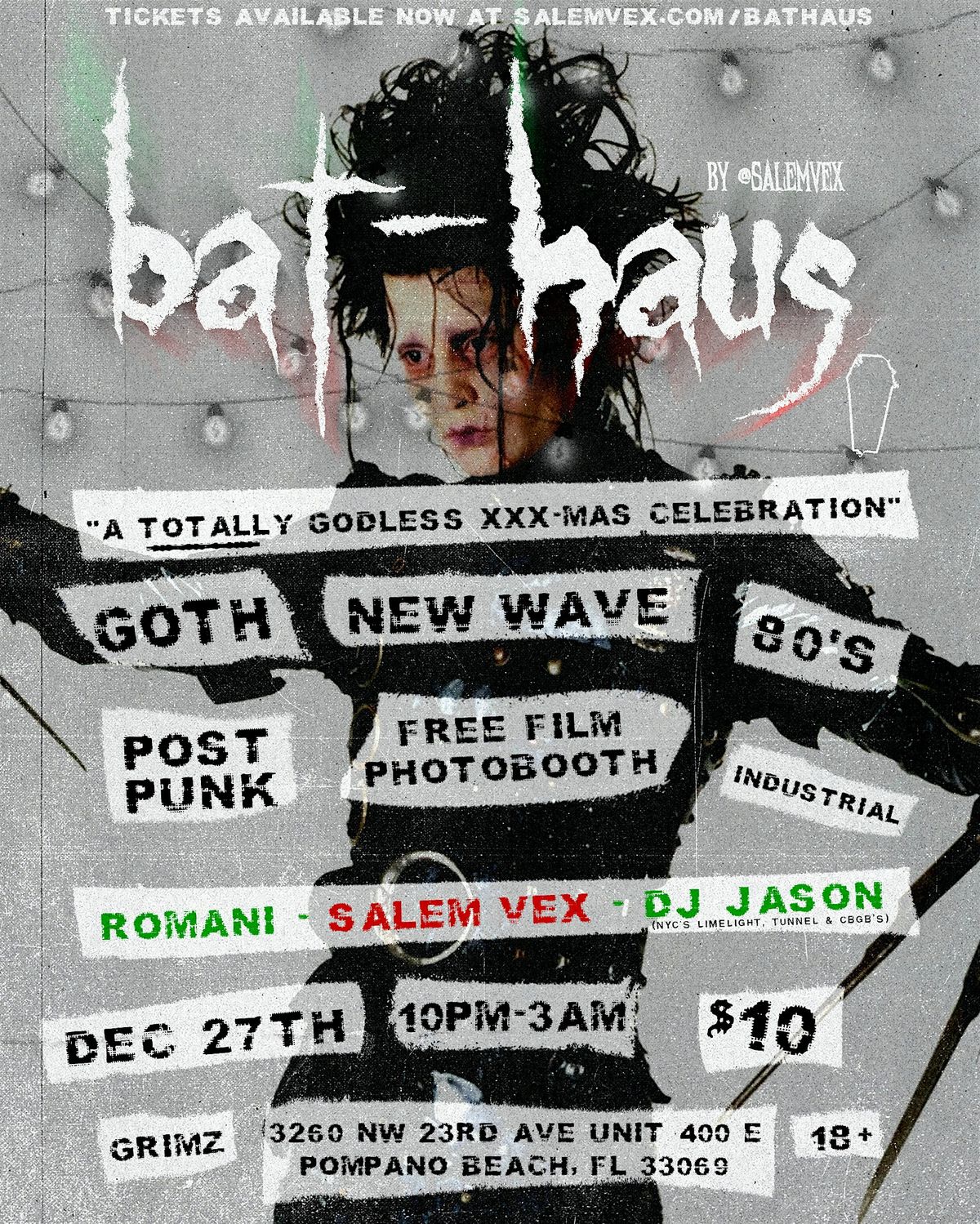 Bat-Haus 7 (Goth \/ 80's Night)