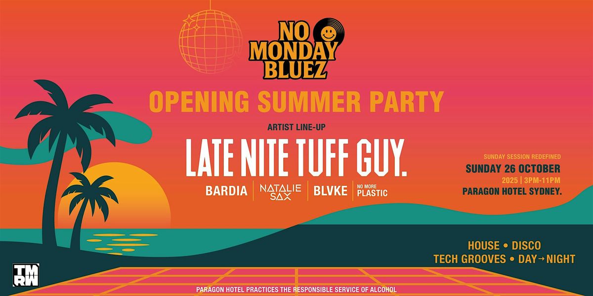 No Monday Bluez - Rooftop Summer Party