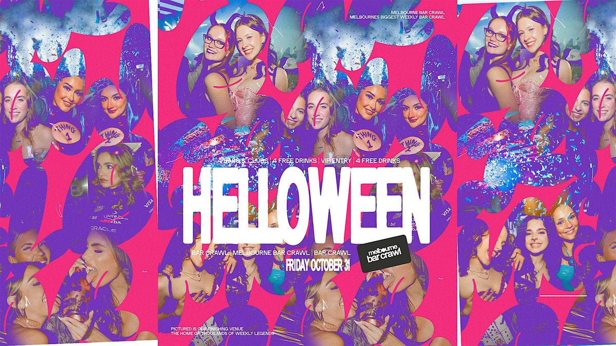 Halloween Bar Crawl | Melbourne 2025 | FRIDAY OCTOBER 31