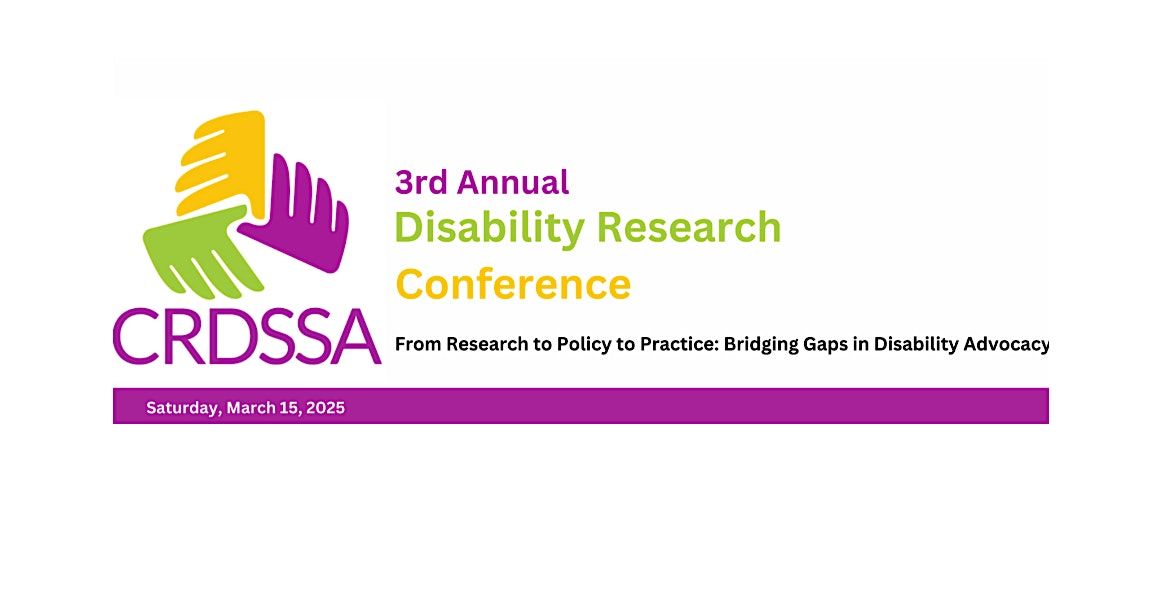 CRDSSA Annual Disability Research Conference