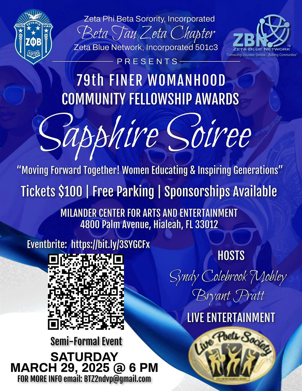 Beta Tau Zeta Chapter  79th Finer Womanhood Fellowship Awards