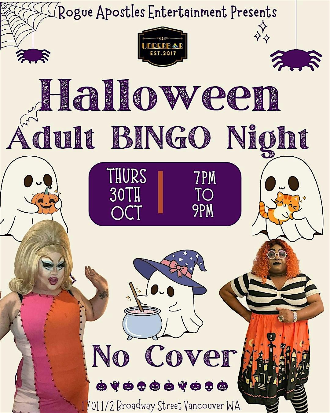 BINGO Queens Adult BINGO Night Halloween Edition