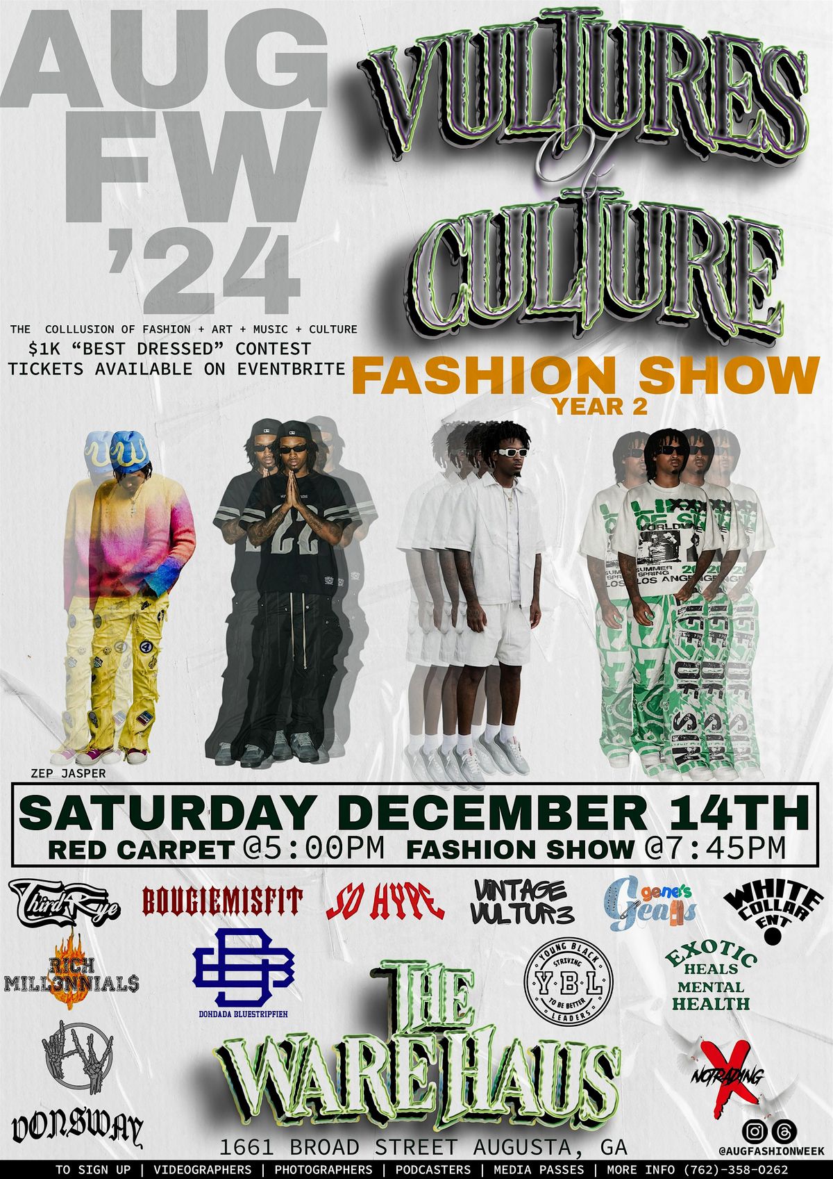 Augusta Fashion Week | Vultures of Culture Fashion Show 2024