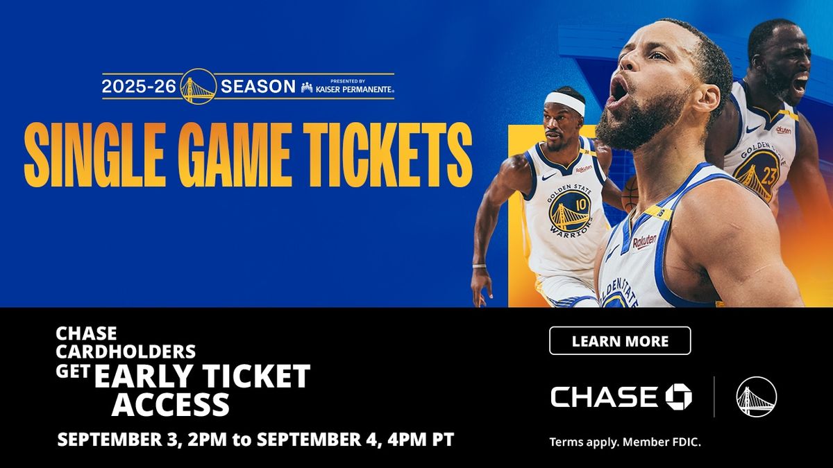 Golden State Warriors at Denver Nuggets - NBA Cup Tickets