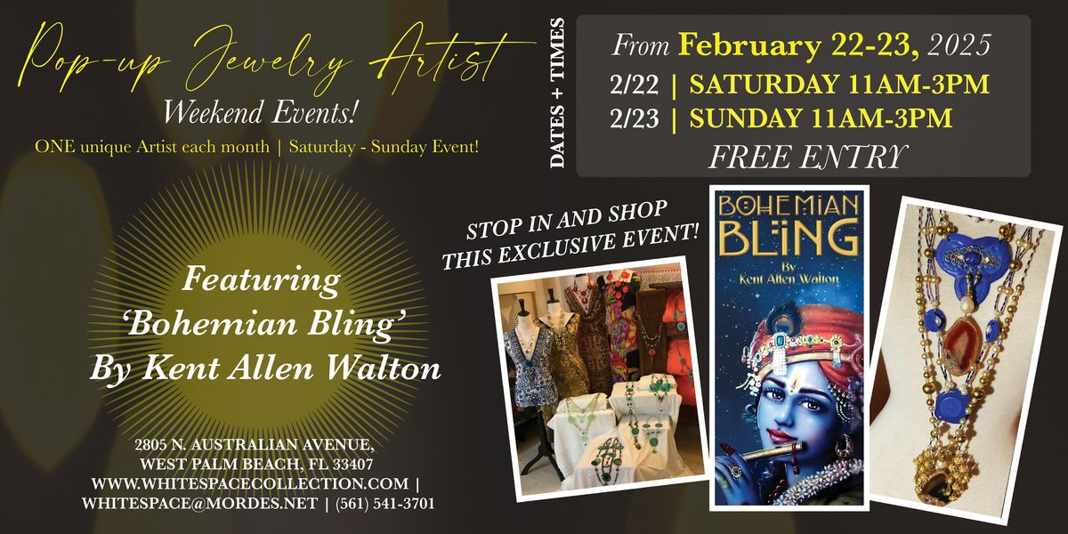 Pop-Up Jewelry Artist Event Featuring Kent Allen Walton 2-Day Event!