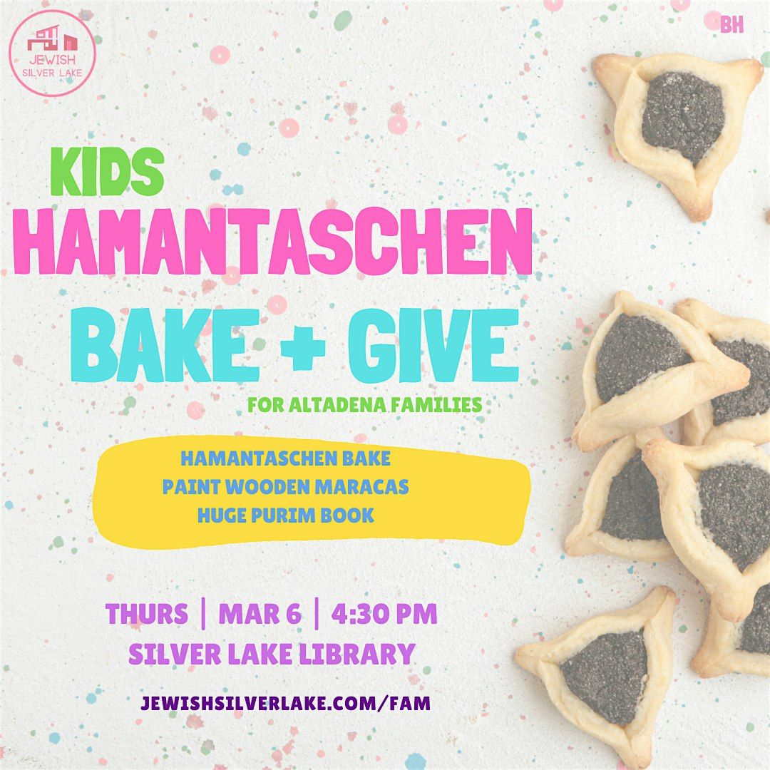 Kids Hamantaschen Bake + Give