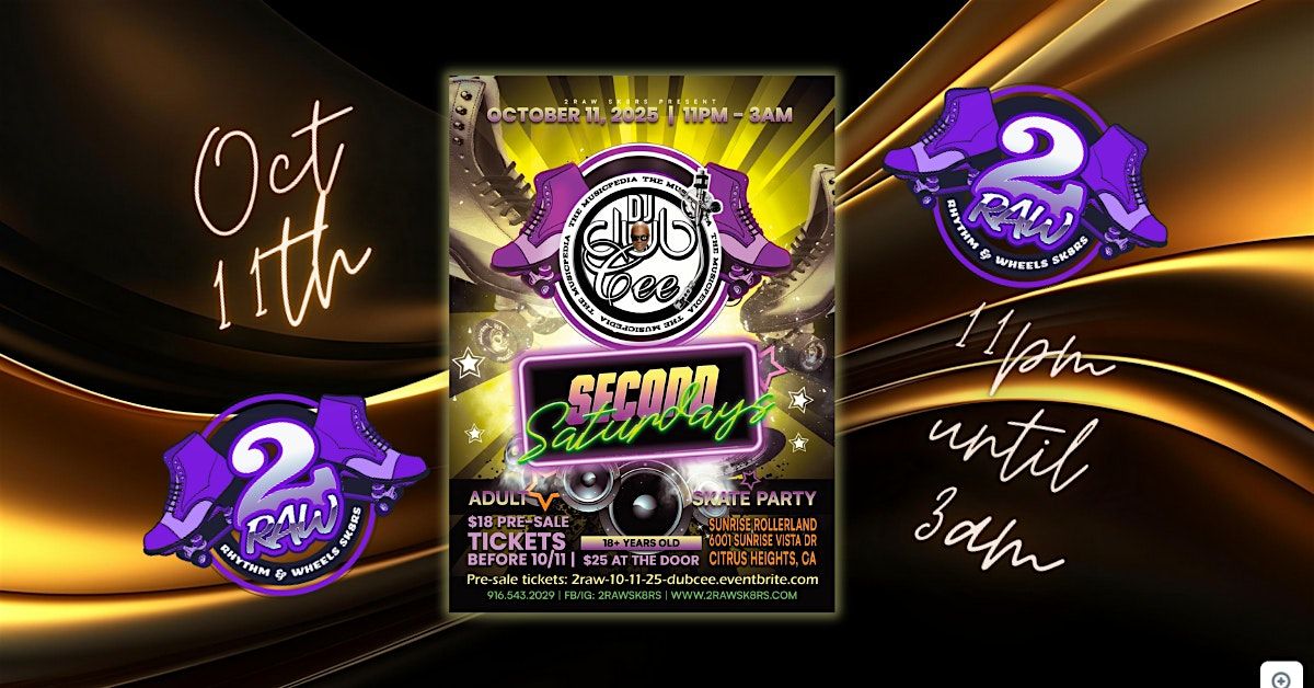 Monthly Adult Sk8 Party with DJ Dub Cee