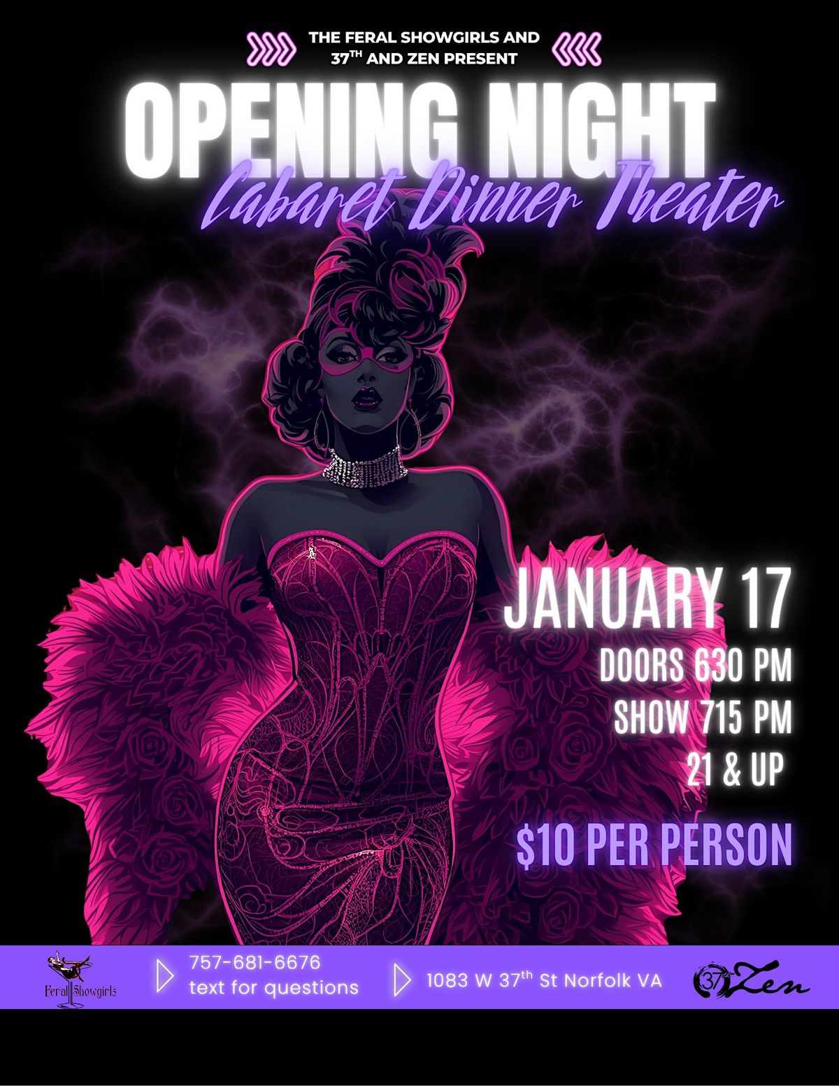Cabaret Dinner Theater: Opening Night Edition!