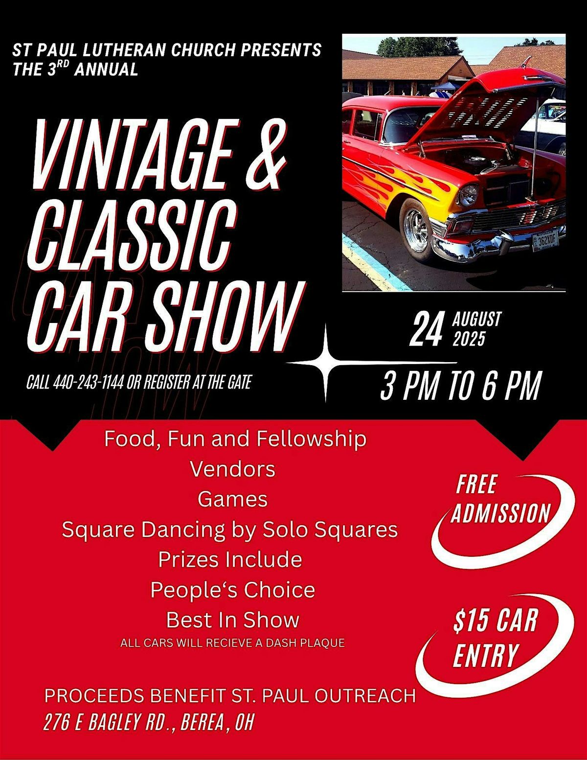 3rd Annual Vintage and Classic Car Show