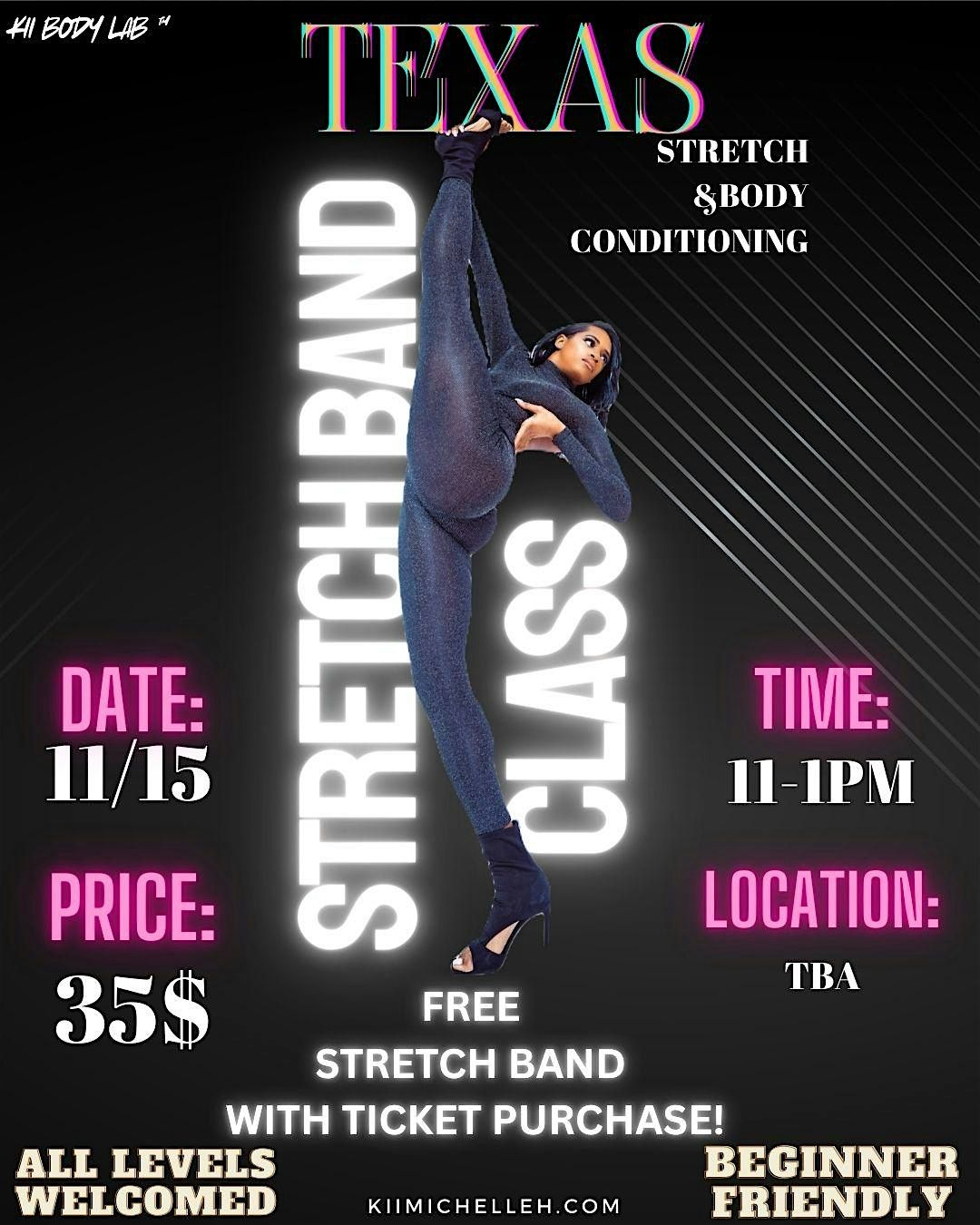 TEXAS | STRETCH BAND FLEXIBILITY CLASS
