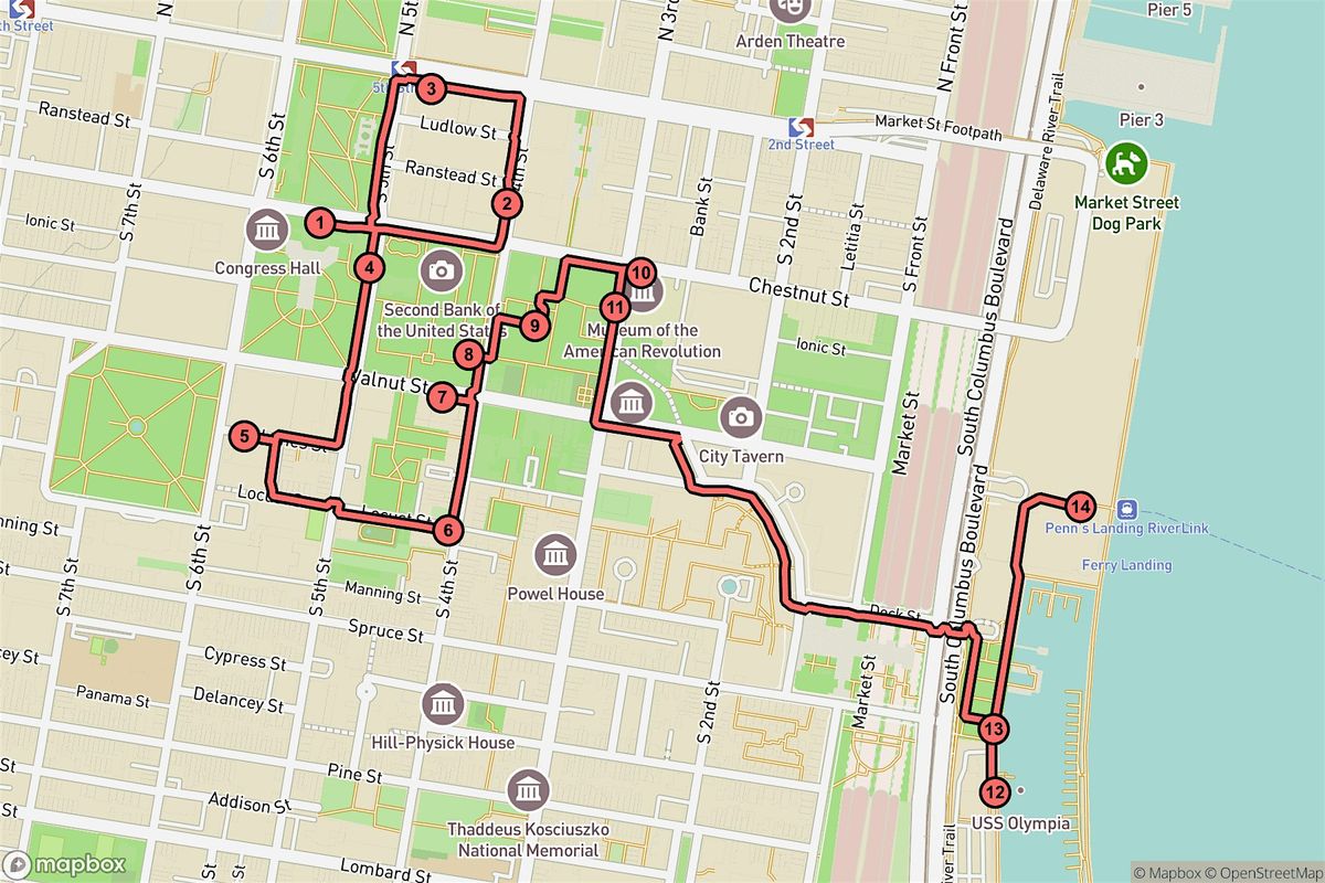 Philadelphia Audio Tour: Revolution, Faith, & Founders Along the Waterfront