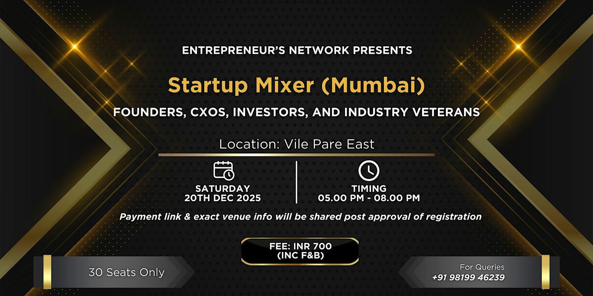 Startup Mixer (Mumbai)