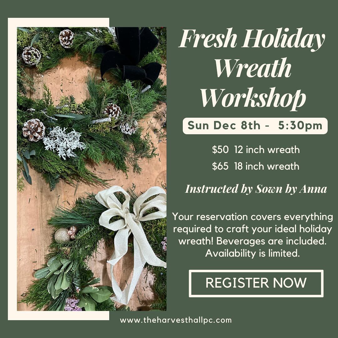 WREATH WORKSHOP\ud83c\udf84