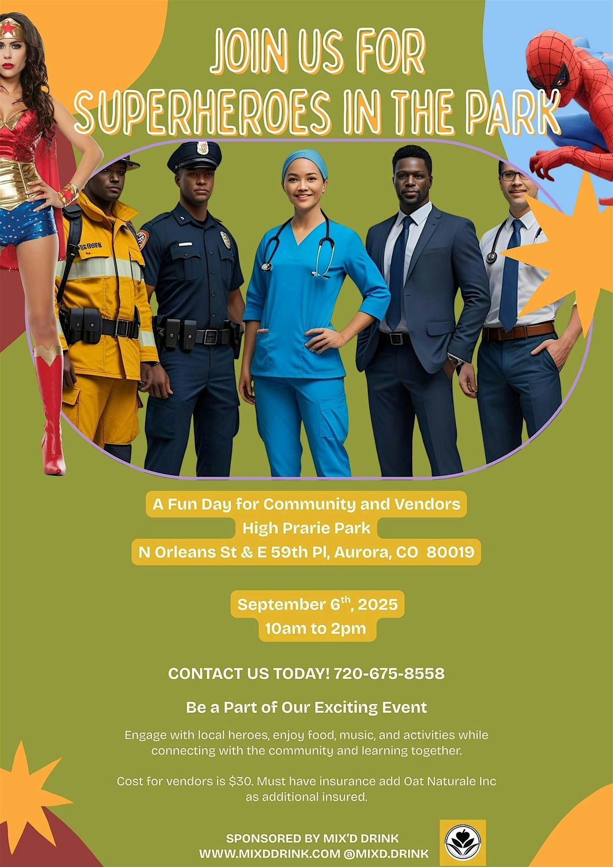 Superheroes in the Park