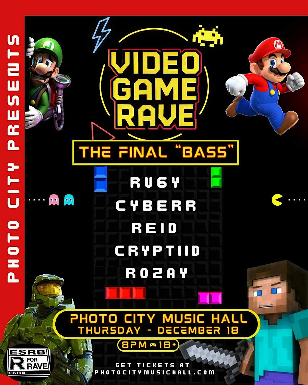 VIDEO GAME RAVE - Rochester, NY